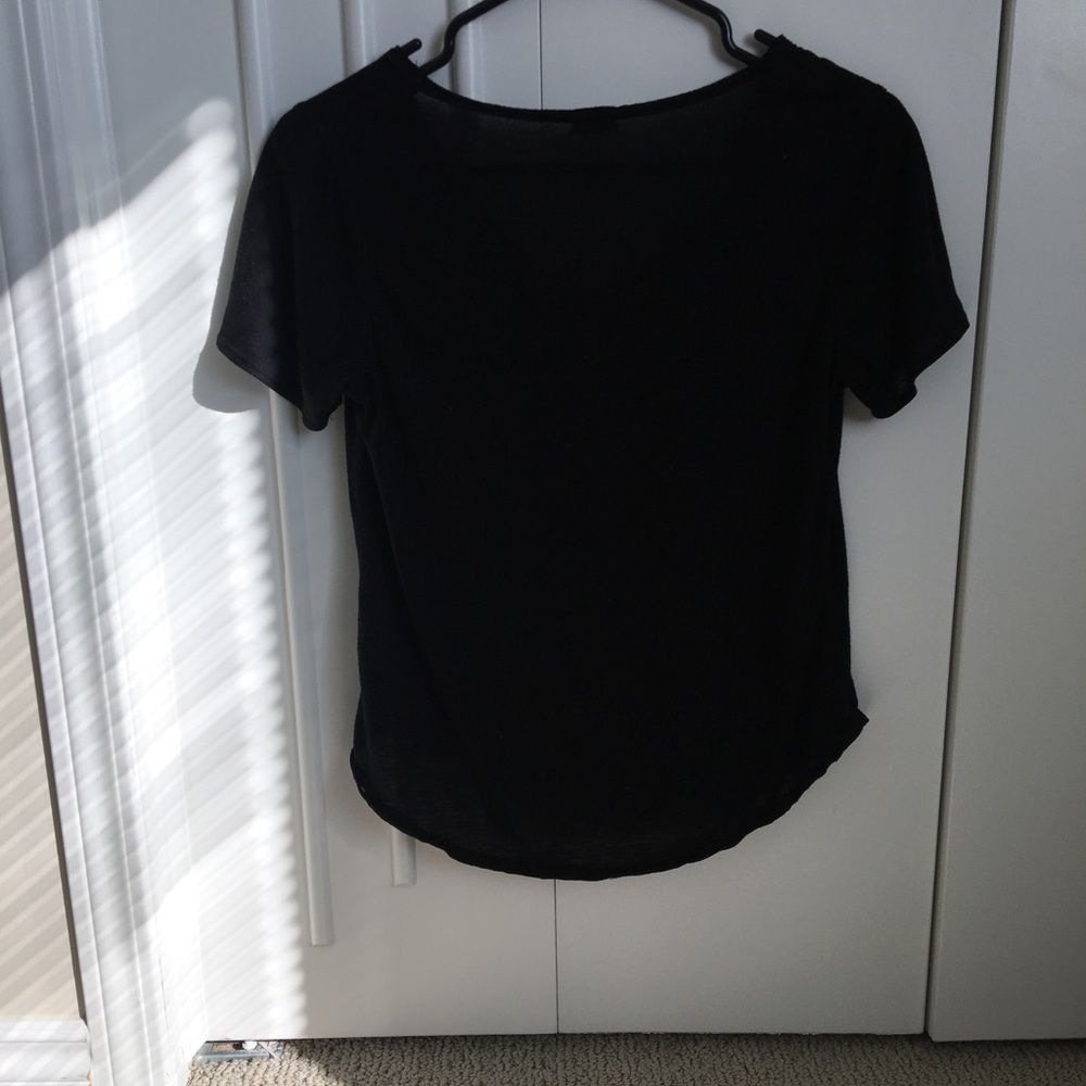3/$25 basic black tee - Picture 2 of 4